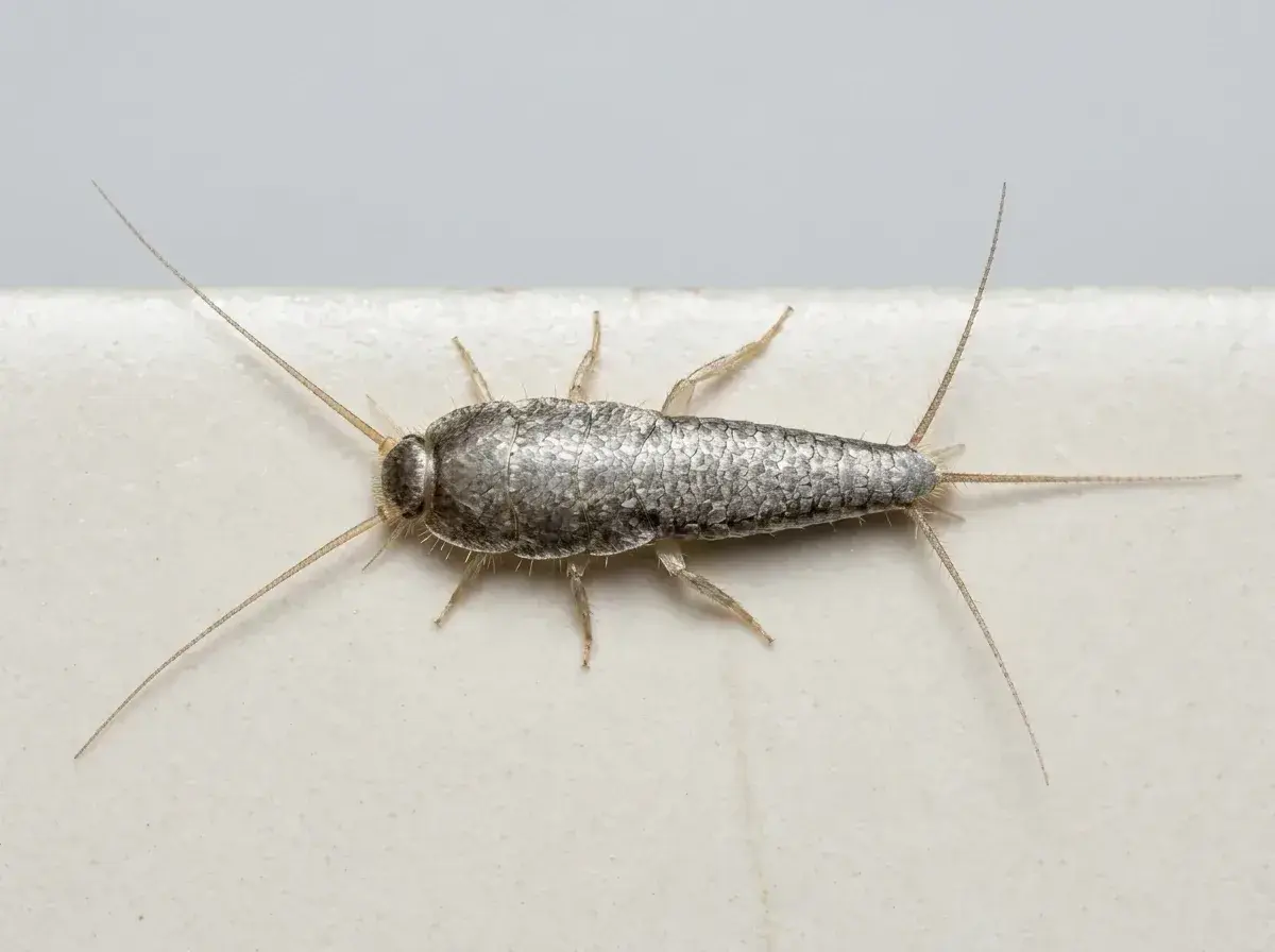 Ezüstös pikkelyke (Lepisma saccharinum)