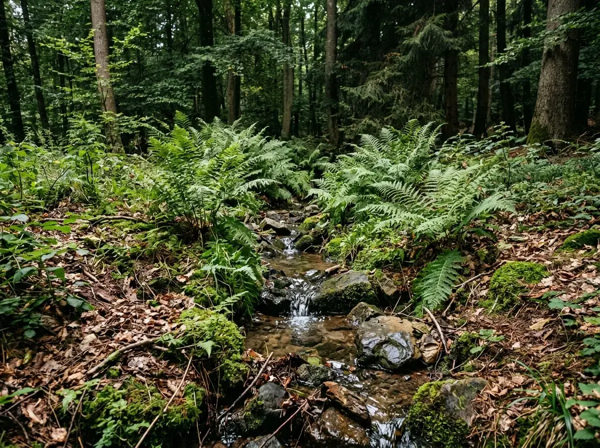 Waldrand-, Bachufer- oder schattiger, feuchter Gartenbereich